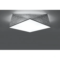 Oswietlenie-sufitowe - cekinowy plafon 3xe27 hexa 45 sl.0694 sollux lighting 