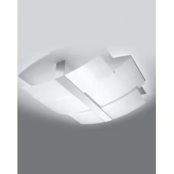 Plafony - sl.0351plafon geometryczny celia 3xe27 chrom sollux 