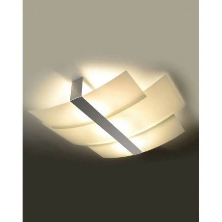 Plafony - sl.0351plafon geometryczny celia 3xe27 chrom sollux 