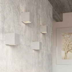 Kinkiety - betonowy kinkiet leo sl.0991 sollux lighting 