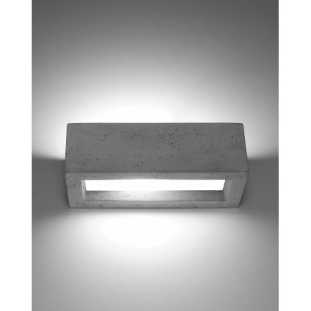 Kinkiety - betonowy kinkiet vega 30 sl.0992 sollux lighting 