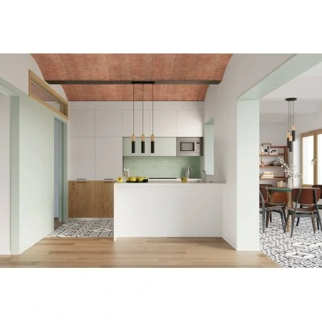 Lampy-sufitowe - sl.1014 lampa wisząca potrójna tuby czarne z drewnianym paskiem gu10 pablo 3p sollux 