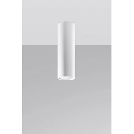 Oswietlenie-sufitowe - tuba natynkowa 20 cm biała polska downlight  lagos sl.0997 sollux 