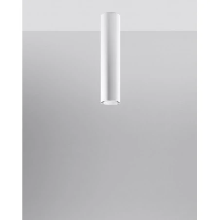 Oswietlenie-sufitowe - oprawa sufitowa tuba 40cm gu10 polska biała lagos sl.0998 sollux 