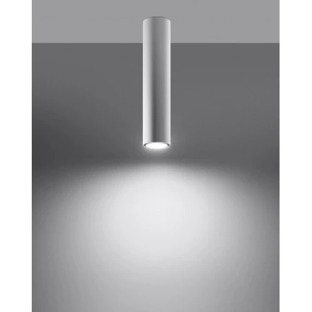 Oswietlenie-sufitowe - oprawa sufitowa tuba 40cm gu10 polska biała lagos sl.0998 sollux 