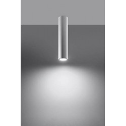 Oswietlenie-sufitowe - oprawa sufitowa tuba 40cm gu10 polska biała lagos sl.0998 sollux 