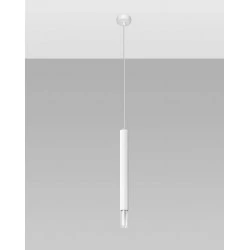 Oswietlenie-sufitowe - biała lampa wisząca wezyr sl.0957 sollux lighting 