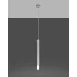 Oswietlenie-sufitowe - biała lampa wisząca wezyr sl.0957 sollux lighting 