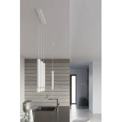 Oswietlenie-sufitowe - biała lampa wisząca wezyr sl.0957 sollux lighting 