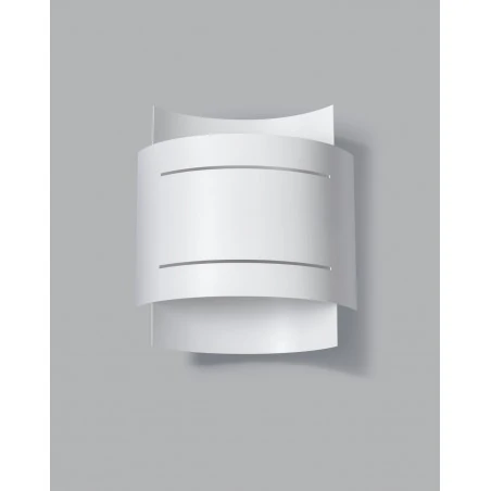 Kinkiety - biały kinkiet hestia sl.0980 sollux lighting 