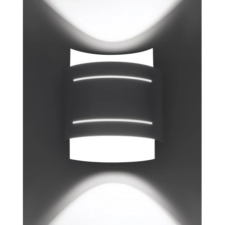 Kinkiety - biały kinkiet hestia sl.0980 sollux lighting 