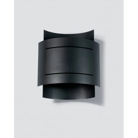 Kinkiety - czarny kinkiet hestia sl.0981 sollux lighting 