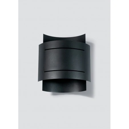 Kinkiety - czarny kinkiet hestia sl.0981 sollux lighting 