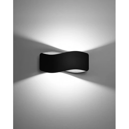 Kinkiety - czarny kinkiet tila 30 sl.1019 sollux lighting 