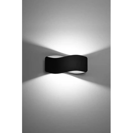 Kinkiety - czarny kinkiet tila 30 sl.1019 sollux lighting 