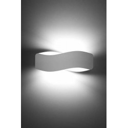 Kinkiety - biały kinkiet 2xg9 tila 40 sl.1018 sollux lighting 