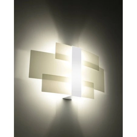 Kinkiety-do-salonu - biały kinkiet celia 2xg9 sl.1046 sollux lighting 