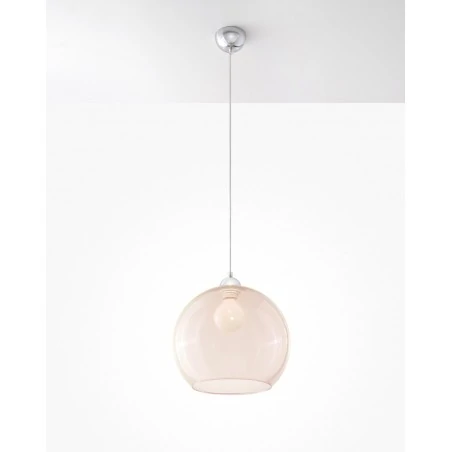 Oswietlenie-sufitowe - wisząca szampańska lampa ball sl.0249 sollux lighting 