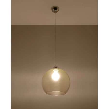 Oswietlenie-sufitowe - wisząca szampańska lampa ball sl.0249 sollux lighting 