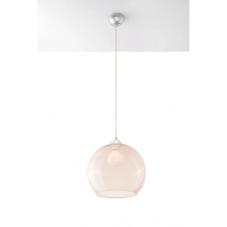 Oswietlenie-sufitowe - wisząca szampańska lampa ball sl.0249 sollux lighting 