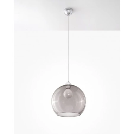 Oswietlenie-sufitowe - wisząca grafitowa lampa ball sl.0250 sollux lighting 