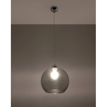 Oswietlenie-sufitowe - wisząca grafitowa lampa ball sl.0250 sollux lighting 