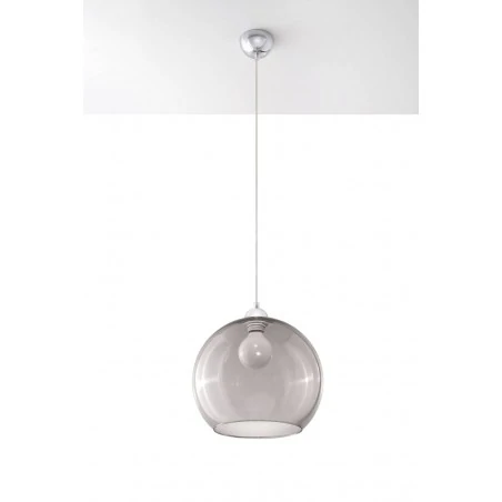 Oswietlenie-sufitowe - wisząca grafitowa lampa ball sl.0250 sollux lighting 