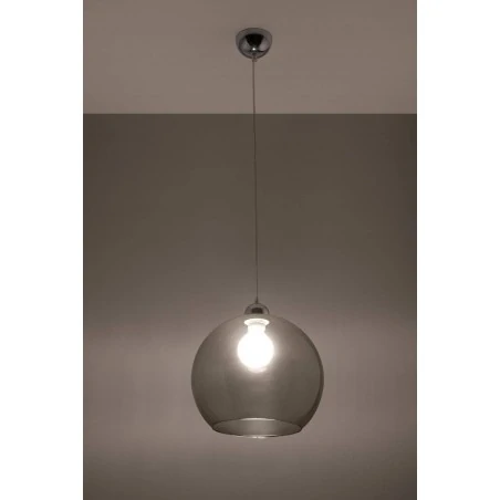 Oswietlenie-sufitowe - wisząca grafitowa lampa ball sl.0250 sollux lighting 
