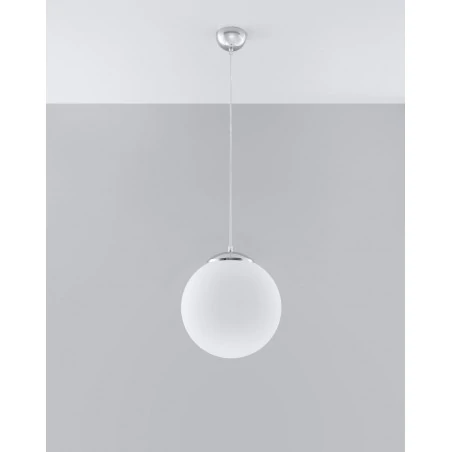 Lampy-sufitowe - sl.0264 lampa wisząca kula ugo 30 chrom sollux 