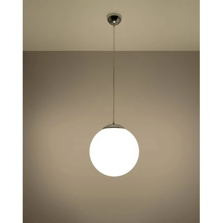 Lampy-sufitowe - sl.0264 lampa wisząca kula ugo 30 chrom sollux 