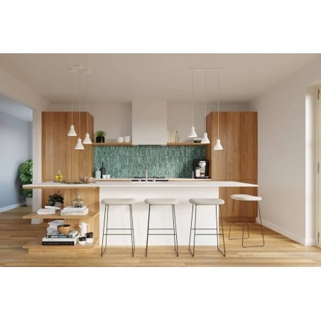 Lampy-sufitowe - sl.0983 biała lampa wisząca klasyczna stalowa taleja 1 e27 sollux 