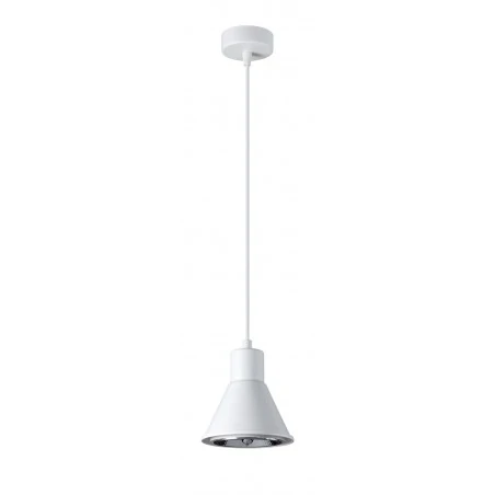Oswietlenie-sufitowe - biała lampa wisząca tazila sl.0987 sollux lighting 