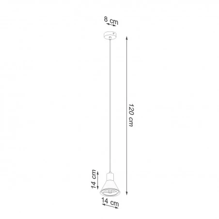 Oswietlenie-sufitowe - czarna lampa wisząca tazila sl.0989 sollux lighting 