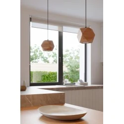 Oswietlenie-sufitowe - plafon z naturalnego drewna woody sl.1009 sollux lighting 