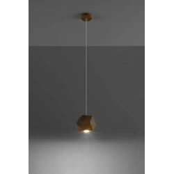 Oswietlenie-sufitowe - lampa wisząca z naturalnego drewna woody sl.1011 sollux lighting 