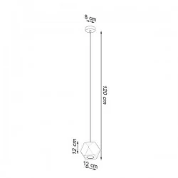 Oswietlenie-sufitowe - lampa wisząca z naturalnego drewna woody sl.1011 sollux lighting 