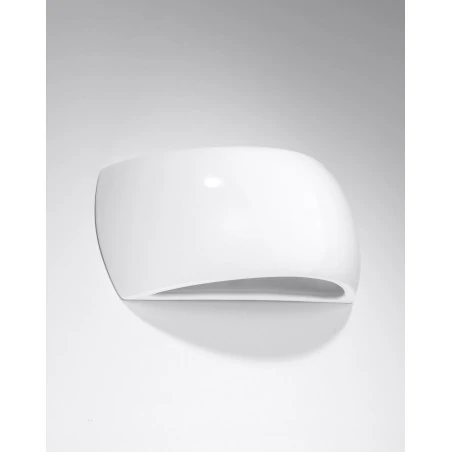 Kinkiety - lakierowany biały kinkiet pontius sl.1025 sollux lighting 