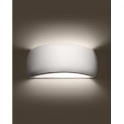 Kinkiety - lakierowany biały kinkiet pontius sl.1025 sollux lighting 