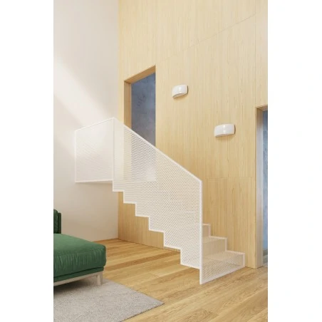 Kinkiety - lakierowany biały kinkiet pontius sl.1025 sollux lighting 