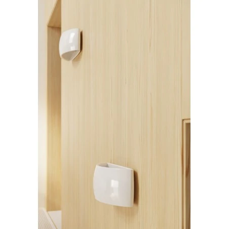 Kinkiety - lakierowany biały kinkiet pontius sl.1025 sollux lighting 