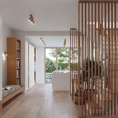 Oswietlenie-sufitowe - drewniany plafon zeke 10 sl.1033 sollux lighting 