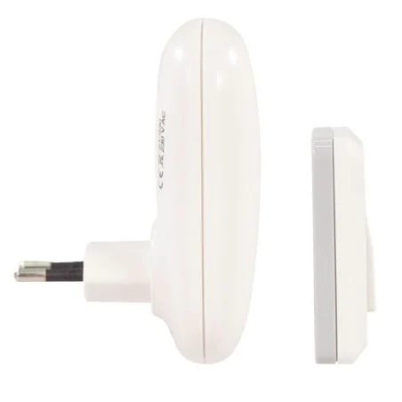 Dzwonki-do-drzwi-bezprzewodowe - dzwonek bezprzewodowy na baterie duży zasięg 100m disco st-930 zamel 