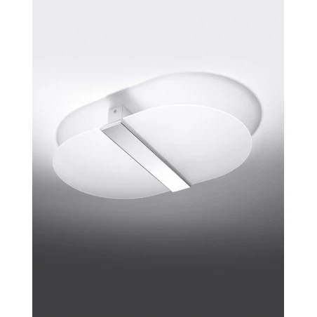 Oswietlenie-sufitowe - biały plafon 4xg9 salia sl.1005 sollux lighting 