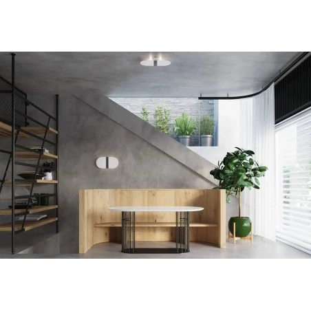 Oswietlenie-sufitowe - biały plafon 4xg9 salia sl.1005 sollux lighting 