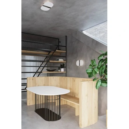 Oswietlenie-sufitowe - biały plafon 4xg9 salia sl.1005 sollux lighting 