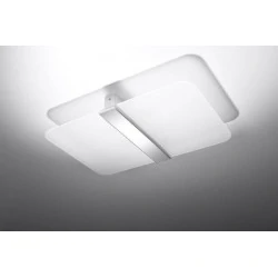 Oswietlenie-sufitowe - biały plafon 4xg9 azalia sl.1007 sollux lighting 