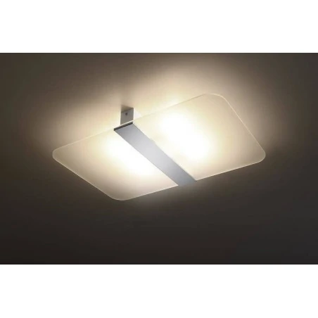 Oswietlenie-sufitowe - biały plafon 4xg9 azalia sl.1007 sollux lighting 