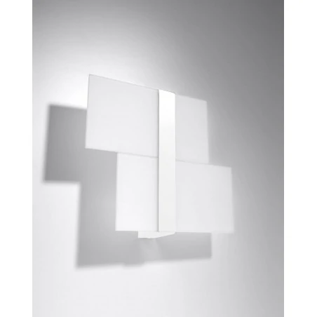 Kinkiety-do-salonu - biały kinkiet 2xg9 massimo sl.1044 sollux lighting 