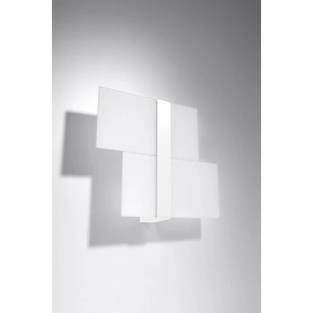 Kinkiety-do-salonu - biały kinkiet 2xg9 massimo sl.1044 sollux lighting 