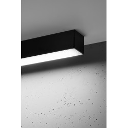 Oswietlenie-sufitowe - czarny plafon pinne 67 17w 4000k th.045 thoro sollux lighting 